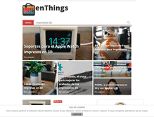 Tablet Screenshot of enthings.com